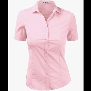 Pink Button Down Shirt